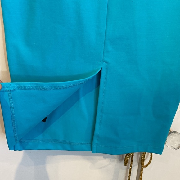 Bebe Turquoise Midi Knit Pencil Skirt Size XS NWT - Picture 8 of 16